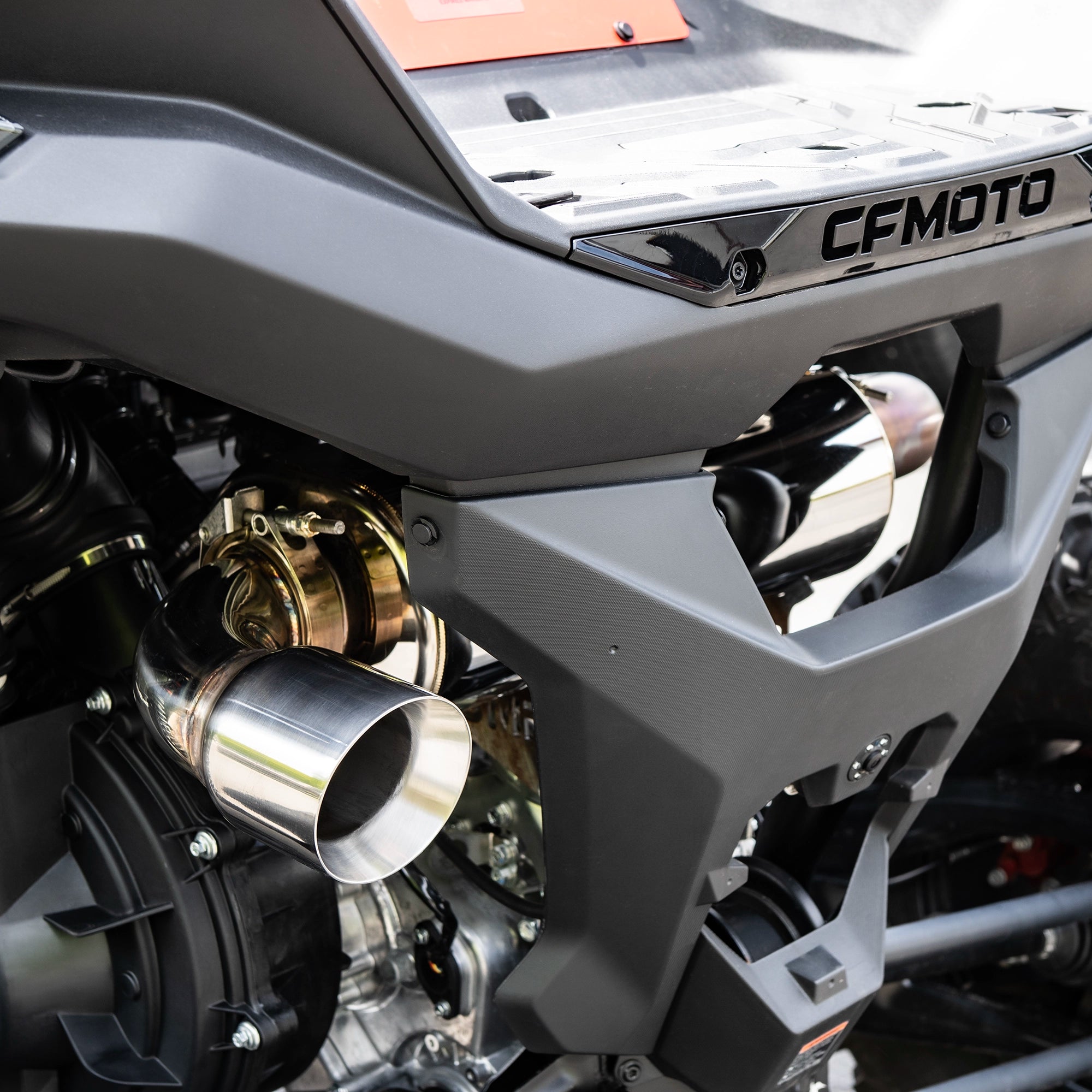 Side-Exit Full Exhaust for CFMOTO ZFORCE Z10 – Bikeman Performance