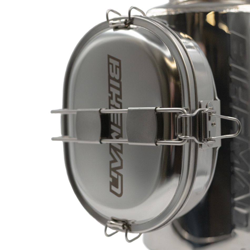 Polaris Patriot Boost Stainless Steel Munchie Muffler // 02-332-SS-M