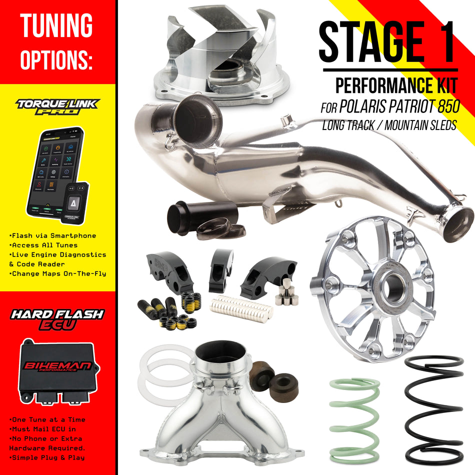 Stage 1 Performance Kit for Polaris Patriot 850 (Long Track / Mountain Sleds) // SKU: 13-310-1-M