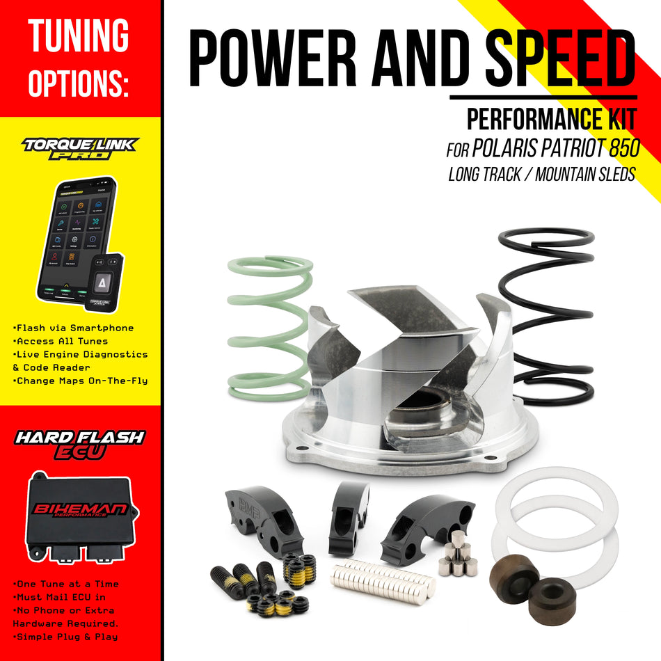 Power and Speed Kit for Polaris Patriot 850 (Long Track / Mountain Sleds) // SKU: 13-310-PS