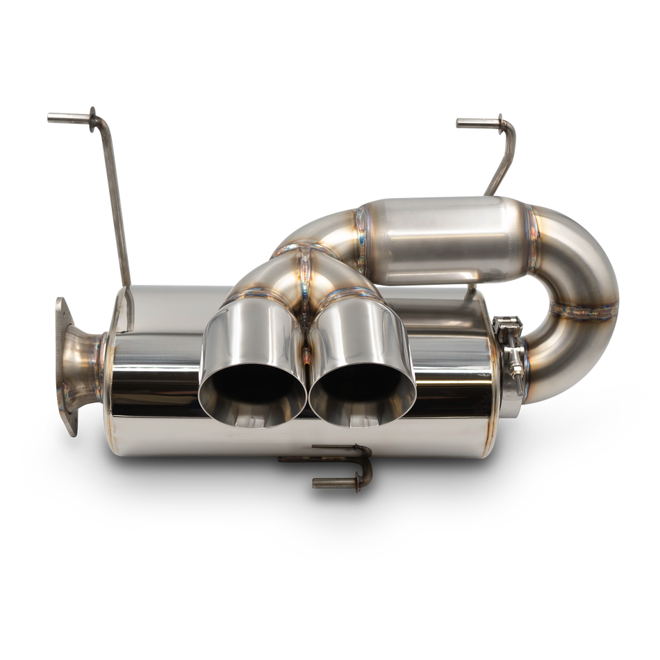 Center Exit Slip-On Exhaust with Dual 3.0" Tip // Polaris Pro R- SKU: 17-334-2