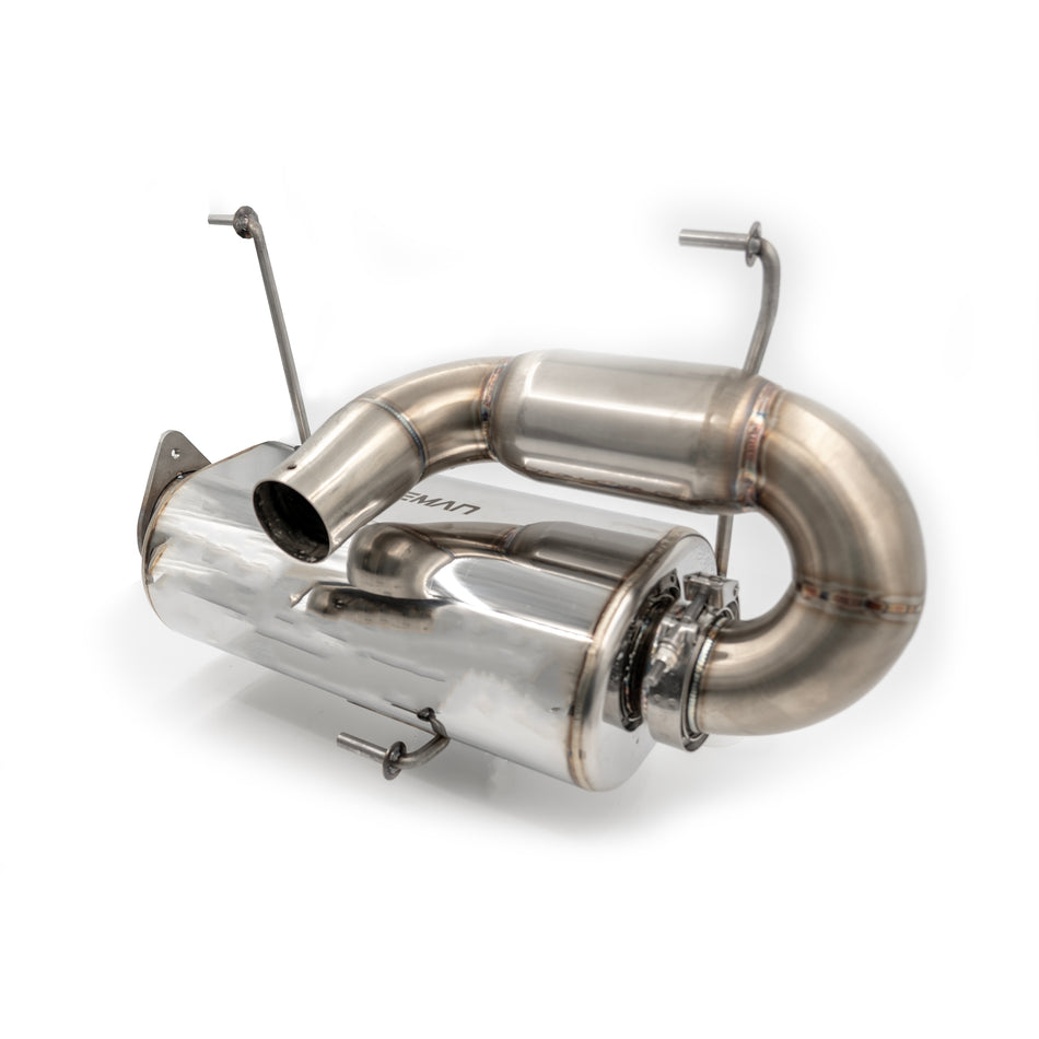 RZR PRO-R CENTER EXIT SLIP ON EXHAUST